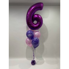 Number 6 and Latex (Purple)
